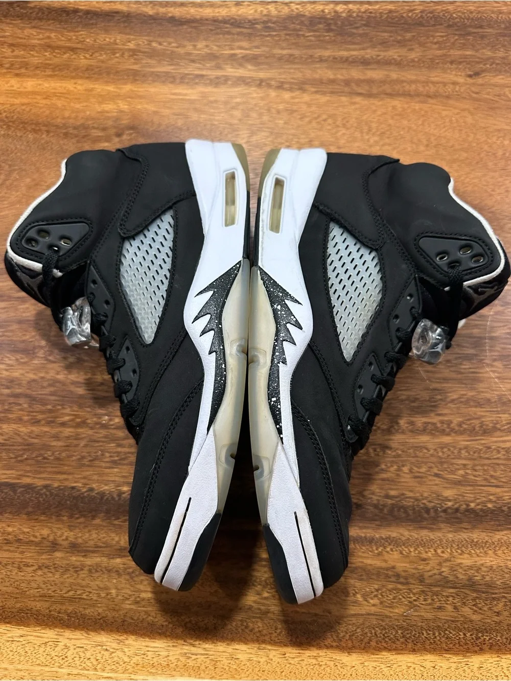 Nike Air Jordan 5 Retro Oreo Shoes Mens Size 11 Black Suede Sneakers CT4838-011